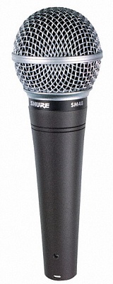 Фото shure sm48-lc динамический кардиоидный вокальный микрофон