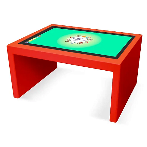Фото детский интерактивный стол kidtouch 43p, 43 дюйма, 10 касаний, fhd(1920х1080)