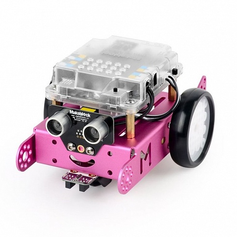 Фото робототехнический набор mbot v1.1-pink (bluetooth-версия)