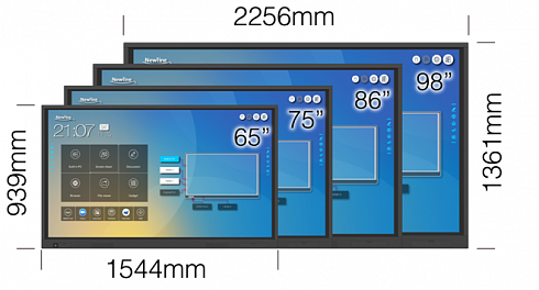 Фото интерактивная панель newline trutouch tt-6518rs, 65" дюймов, 4k, 20 касаний