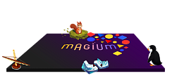 Фото интерактивный пол magium