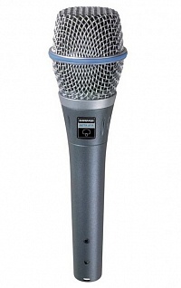Фото shure beta 87a конденсаторный суперкардиоидный вокальный микрофон